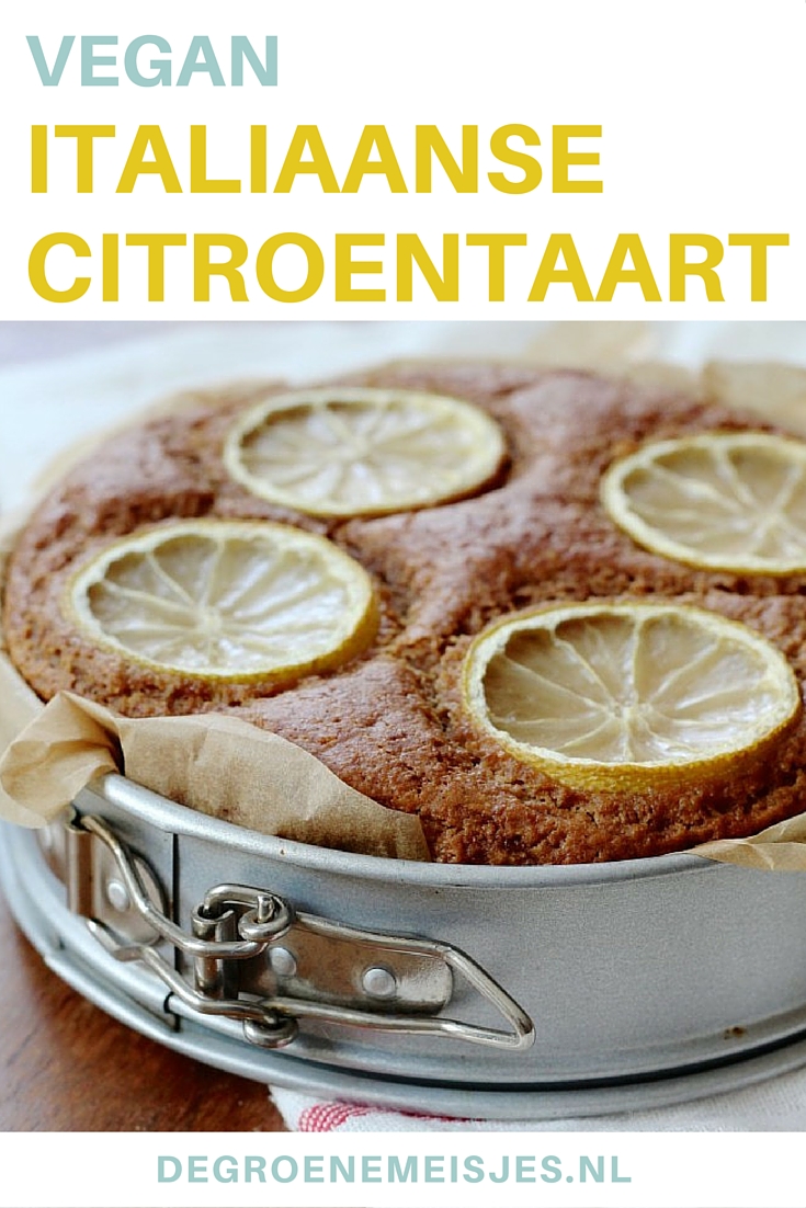 Een echte aanrader deze vegan Italiaanse citroentaart. En ook nog eens een heel makkelijk recept, dus wat let je? Bake baby, bake!