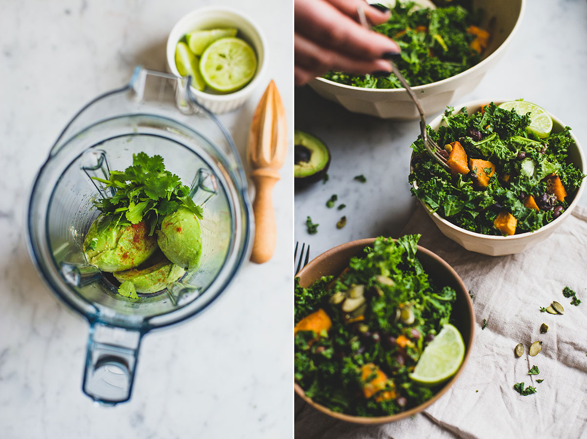 Mexicaanse boerenkoolsalade | De Groene Meisjes. Super creamy en gezond!