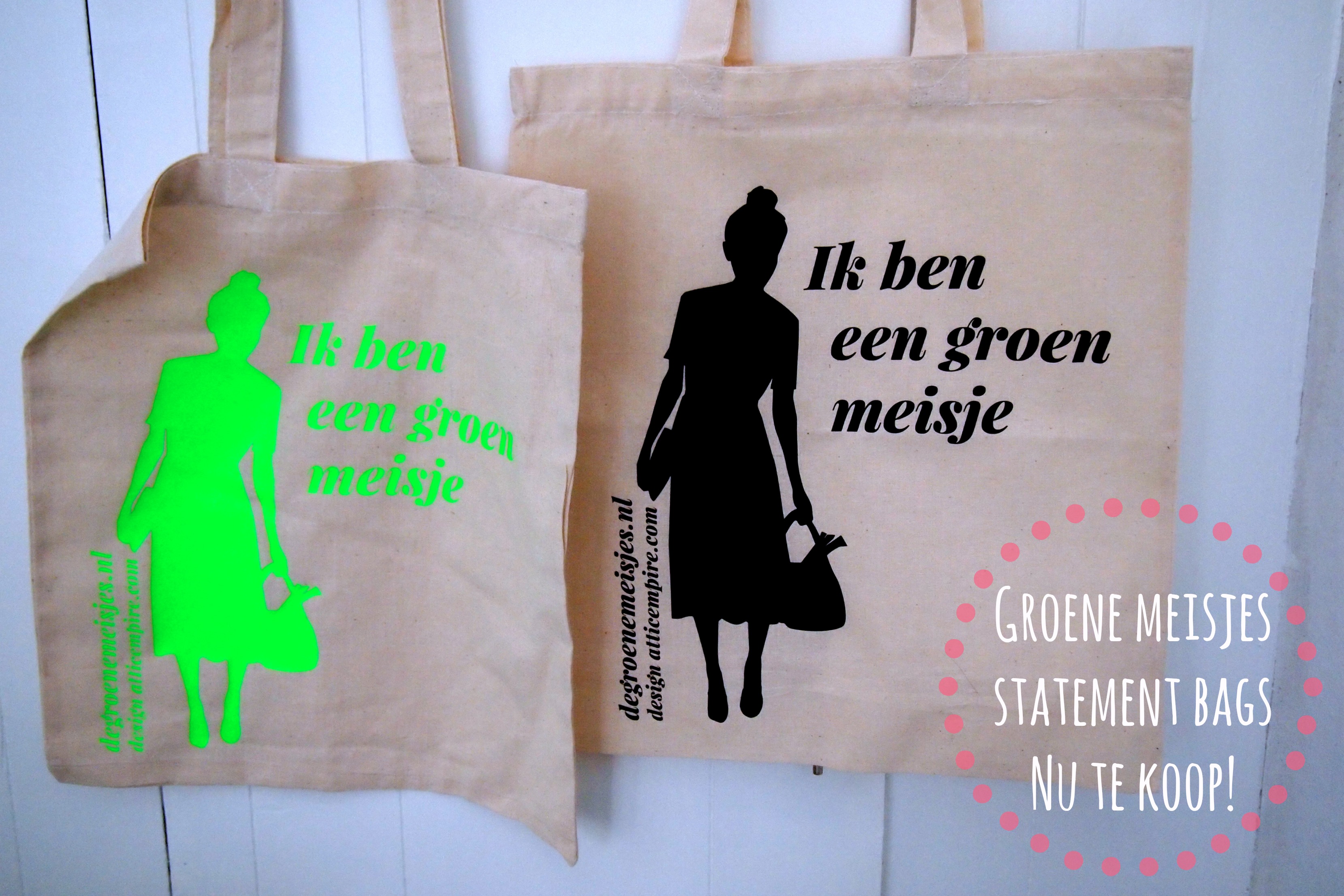 diepvries voetstappen creëren NU TE KOOP: De Groene Meisjes tasjes! | De Groene Meisjes