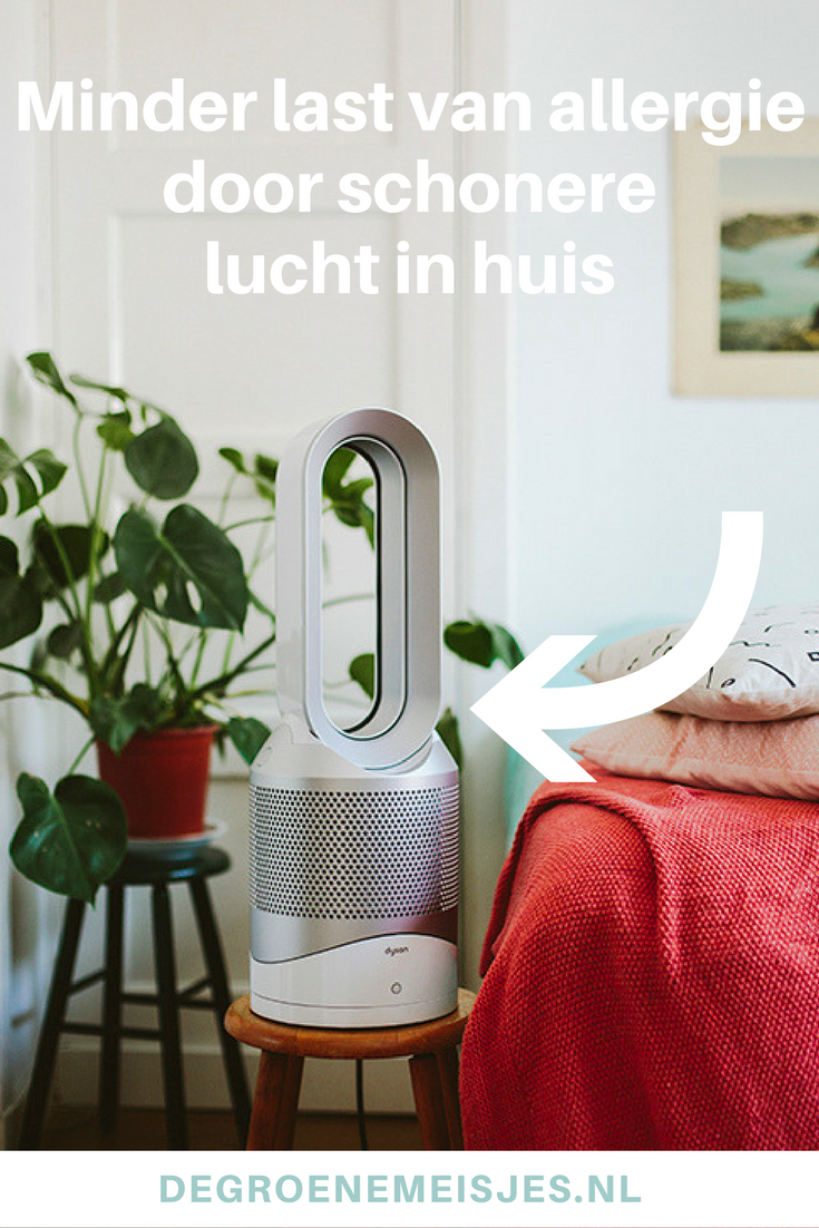 Minder last van allergie door schonere lucht in huis met de Dyson Pure Hot+Cool