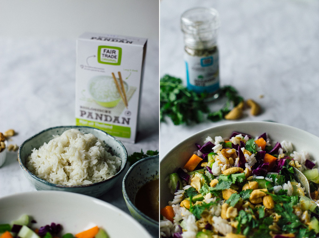 Kokosrijst met pindasaus - De Groene Meisjes